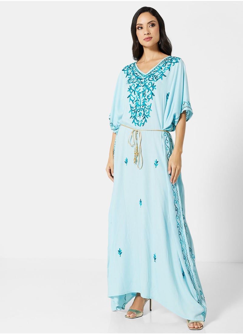 ARABIAN CLOSET EMBROIDERED KAFTAN  - Image 1