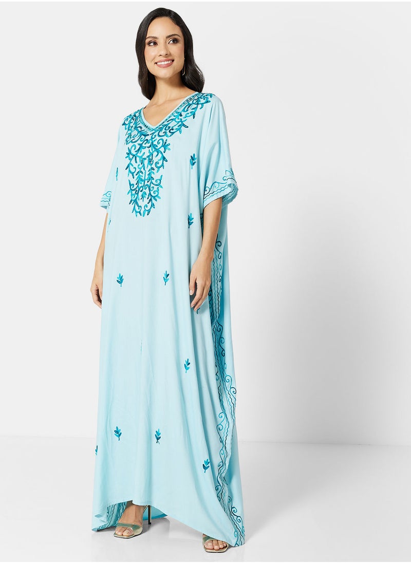 ARABIAN CLOSET EMBROIDERED KAFTAN  - Image 4