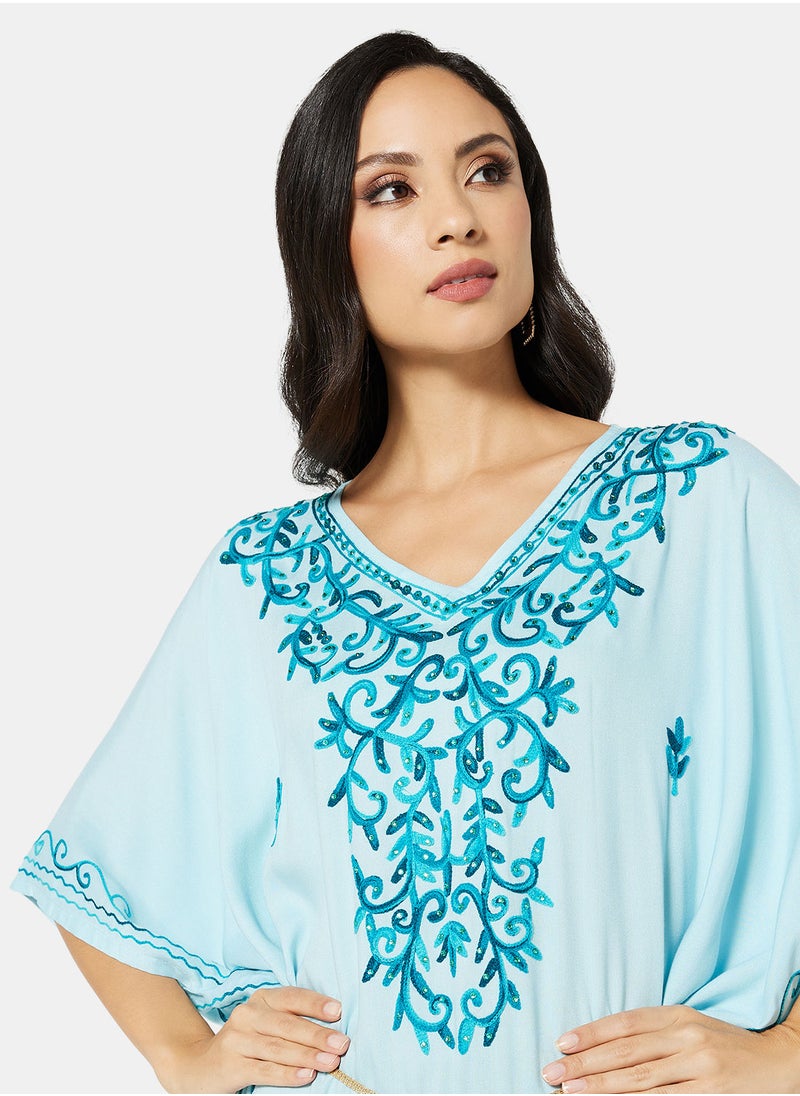 ARABIAN CLOSET EMBROIDERED KAFTAN  - Image 3