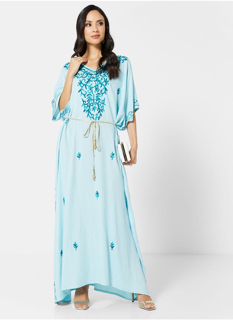 ARABIAN CLOSET EMBROIDERED KAFTAN  - Image 5
