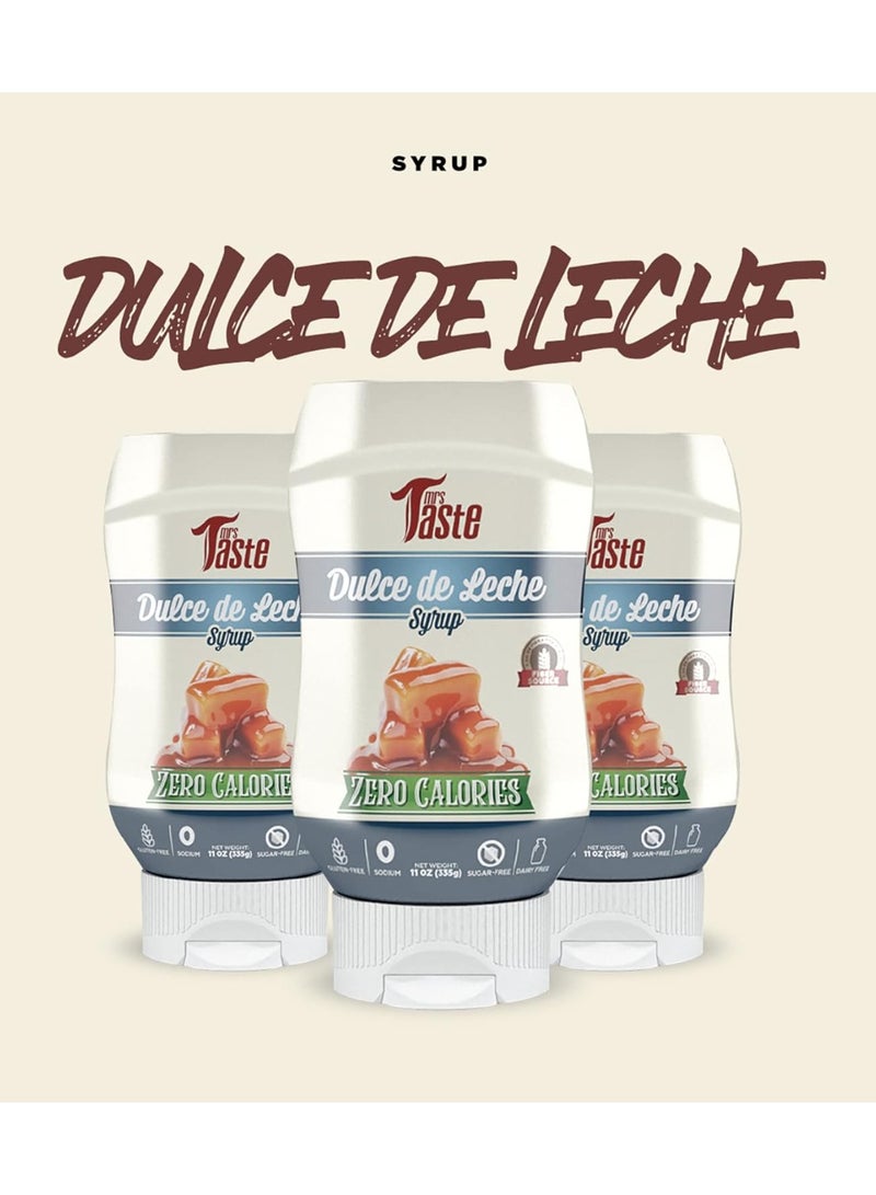 Mrs Taste Sugar Free Dulce de Leche, Zero Calories, Zero Sodium, Zero Sugar, High Fiber, Keto Friendly, Paleo Friendly, Condiments and Sauces (11 oz, Dulche de Leche) - Image 4