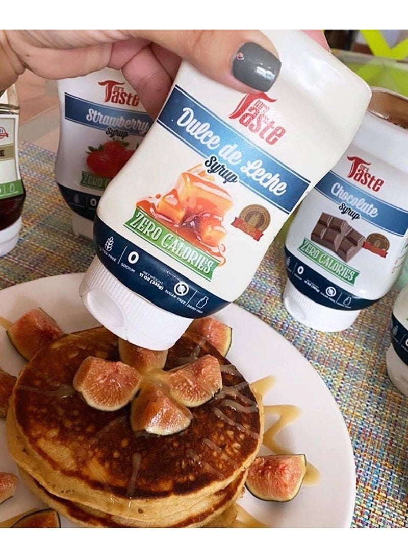 Mrs Taste Sugar Free Dulce de Leche, Zero Calories, Zero Sodium, Zero Sugar, High Fiber, Keto Friendly, Paleo Friendly, Condiments and Sauces (11 oz, Dulche de Leche) - Image 3