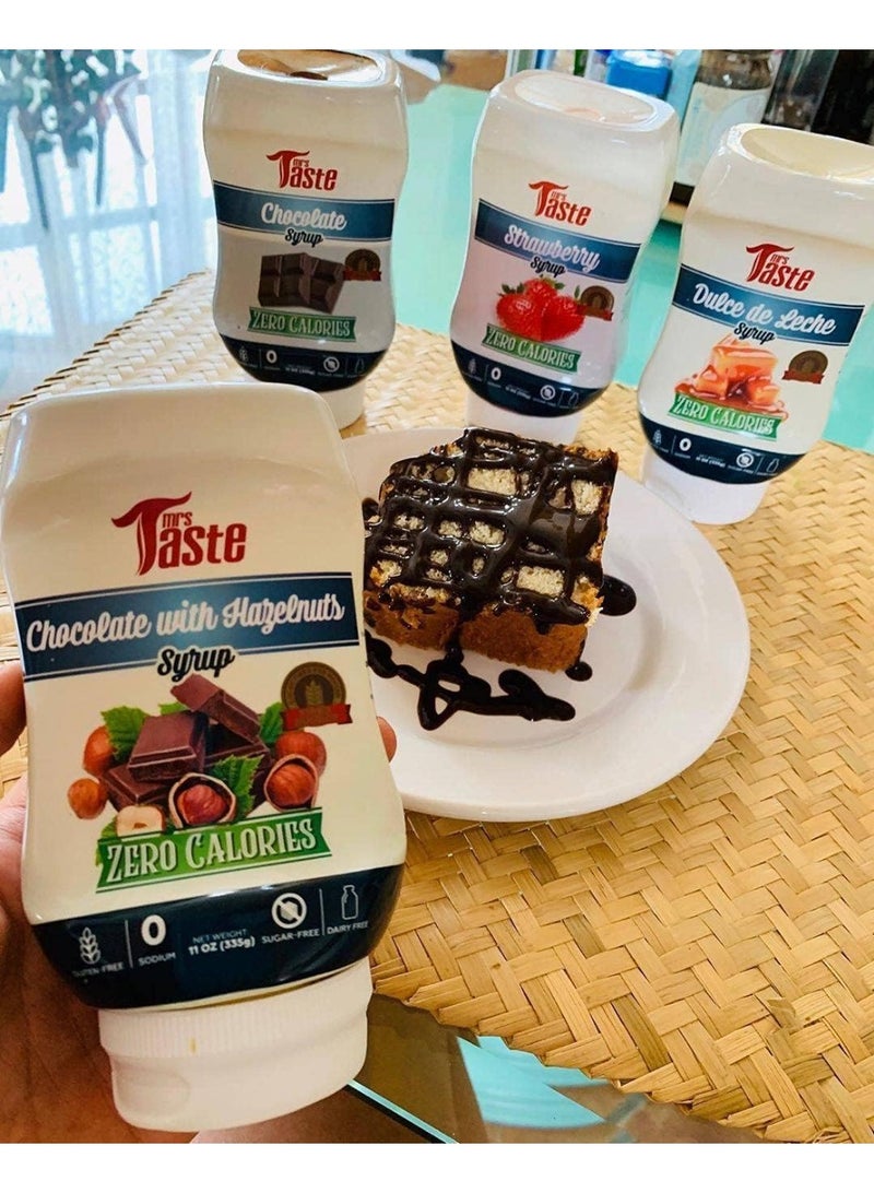 Mrs Taste Sugar Free Dulce de Leche, Zero Calories, Zero Sodium, Zero Sugar, High Fiber, Keto Friendly, Paleo Friendly, Condiments and Sauces (11 oz, Dulche de Leche) - Image 2