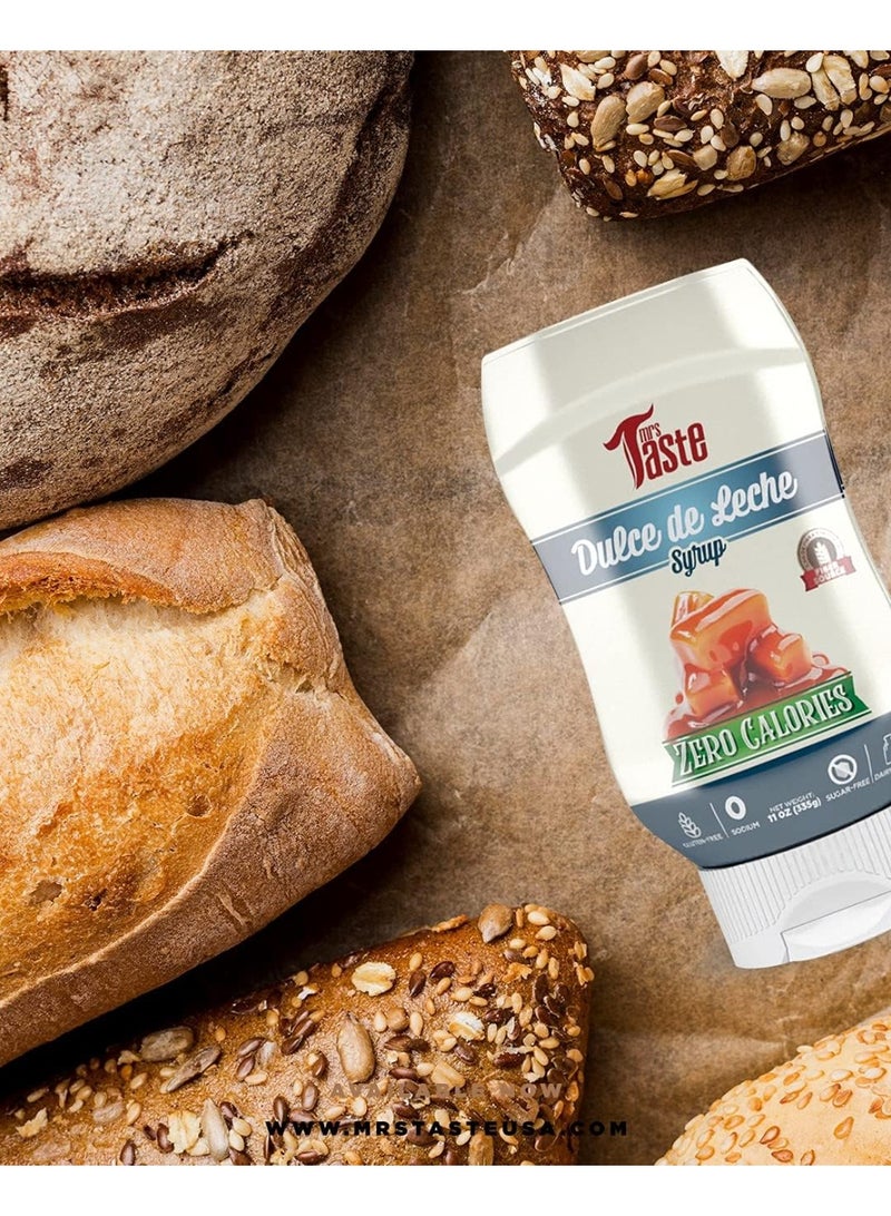 Mrs Taste Sugar Free Dulce de Leche, Zero Calories, Zero Sodium, Zero Sugar, High Fiber, Keto Friendly, Paleo Friendly, Condiments and Sauces (11 oz, Dulche de Leche) - Image 5