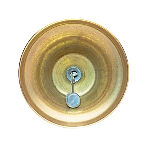 Bevin Bells Solid Brass Hand Bell | 10HB | New England Hardwood Handle | Elegant Hand Call Bell | Noise Makers | Loud Brass Bells | Easy to Grip Handle | Teacher Handheld Bell | Made in CT, USA - Image 4