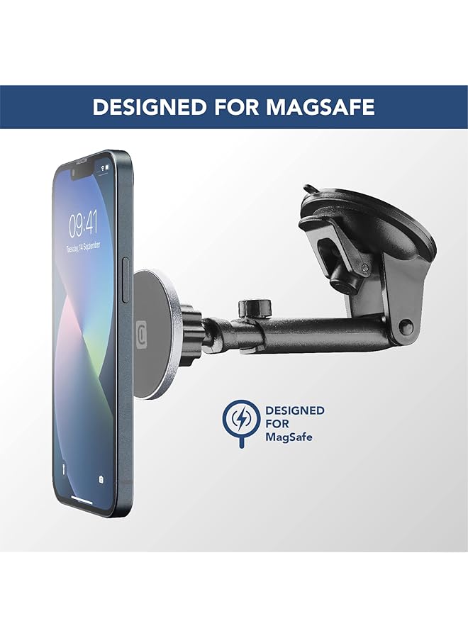 سيلولار لاين حامل ماج سيف المغناطيسي للسيارة - أسود - Image 3