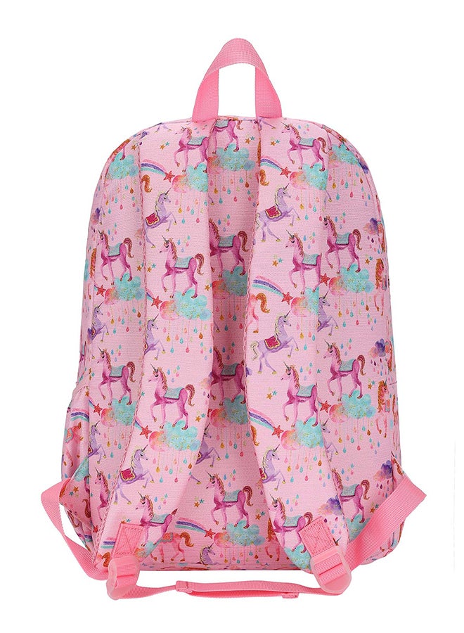 CUBS Unicorn Print Waterproof Kids 28L Glittery Backpack with zip closure Ideal for 6-12 years girls - Image 3