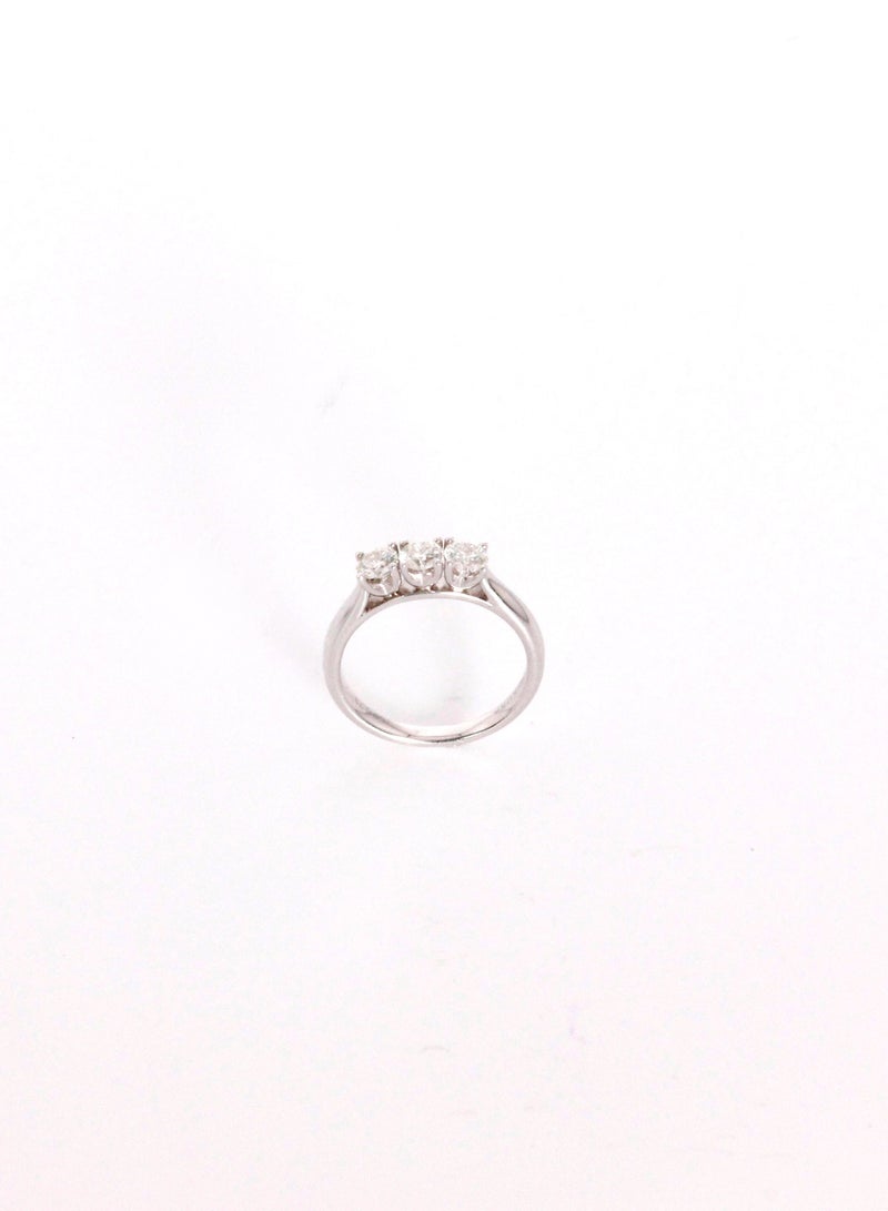 MIKURA Ring, Gold Color, 18KW, SI Clarity, 3D  - Image 1
