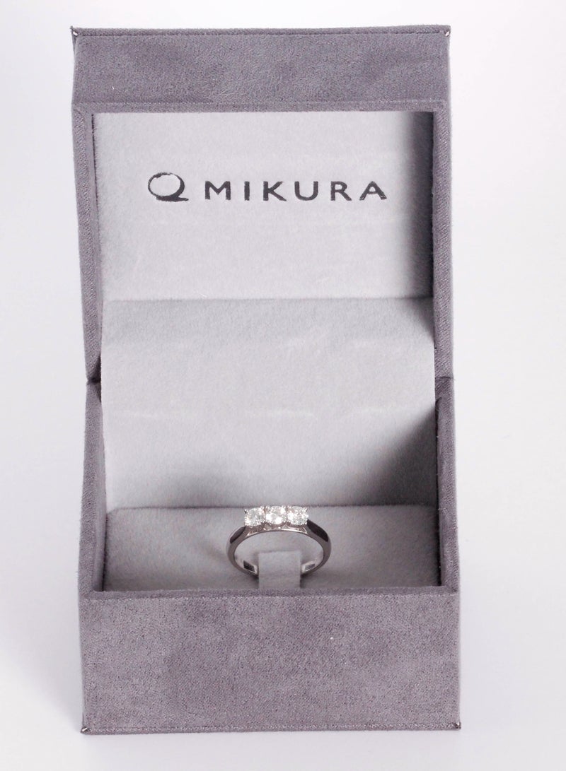 MIKURA Ring, Gold Color, 18KW, SI Clarity, 3D  - Image 3