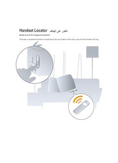 باناسونيك تليفون ارضي لاسلكي من باناسونيك KX-TG1611  - Image 3