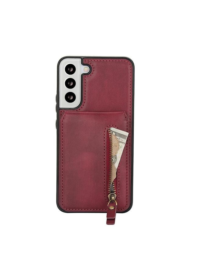 اس-توب جراب لهاتف Samsung Galaxy S22+ 5G بسحاب ومحفظة MagSafe مقسمة من الجلد الخلفي - Image 2