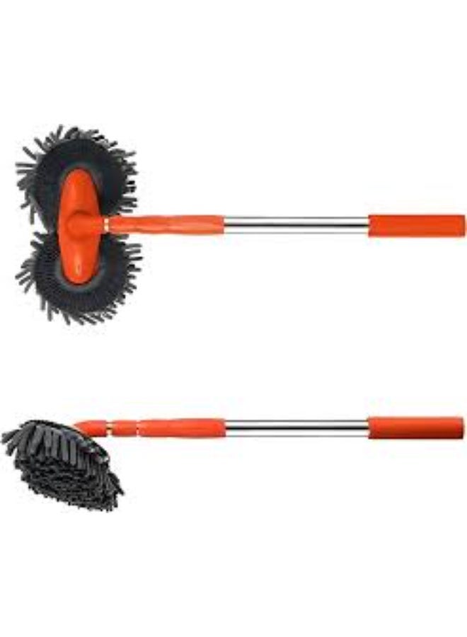 مساحة 2 فرشاة متحركة متخصصة في تنظيف العربيات يد استانلس بتطول - Image 1