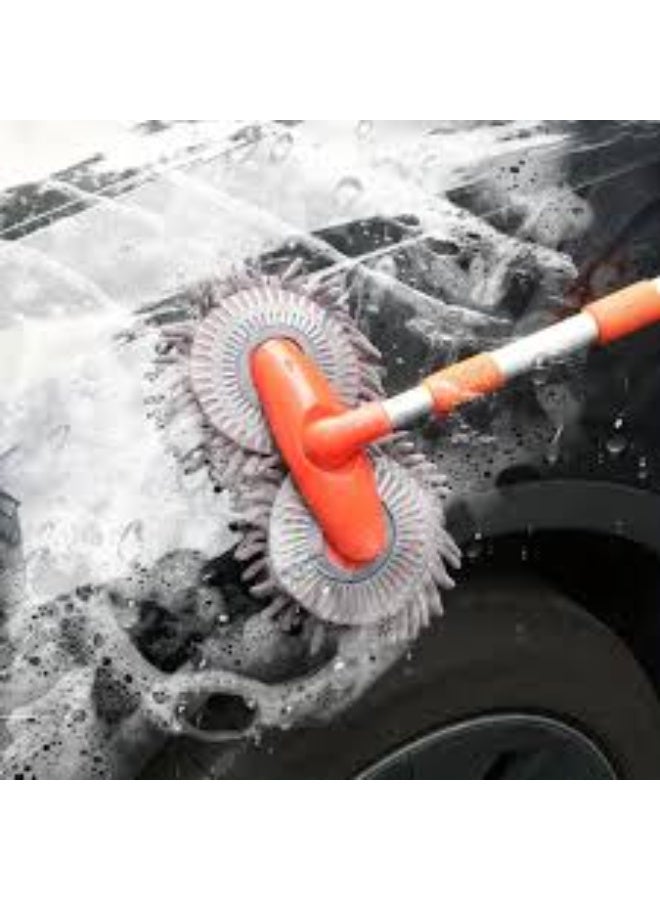 مساحة 2 فرشاة متحركة متخصصة في تنظيف العربيات يد استانلس بتطول - Image 2