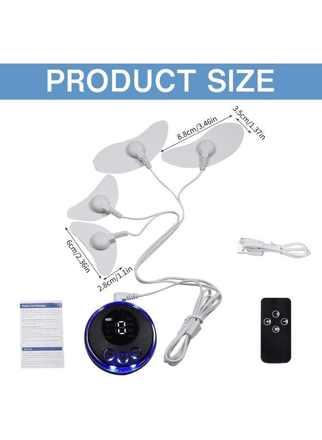 Ansiktsmassagerare, elektrisk ansiktsmassagerare, anti-rynk ansiktsmassage, lappade Pads Ems ansiktsmassage 8 lägen, för anti-rynk ansiktslyftning hud stramar åt ansiktet - Image 2