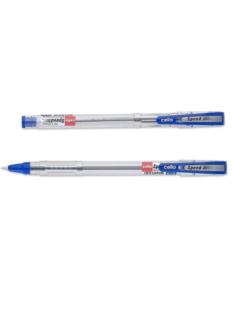 Cello - 50-Piece Speed Ballpoint Pen Blue Ink - Image 1