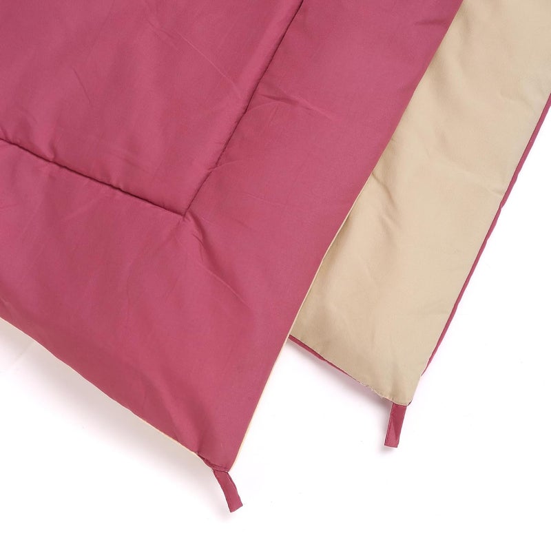 Elarra Home Reversible Single Comforter Berry Sand 180GSM Microfiber - Image 5
