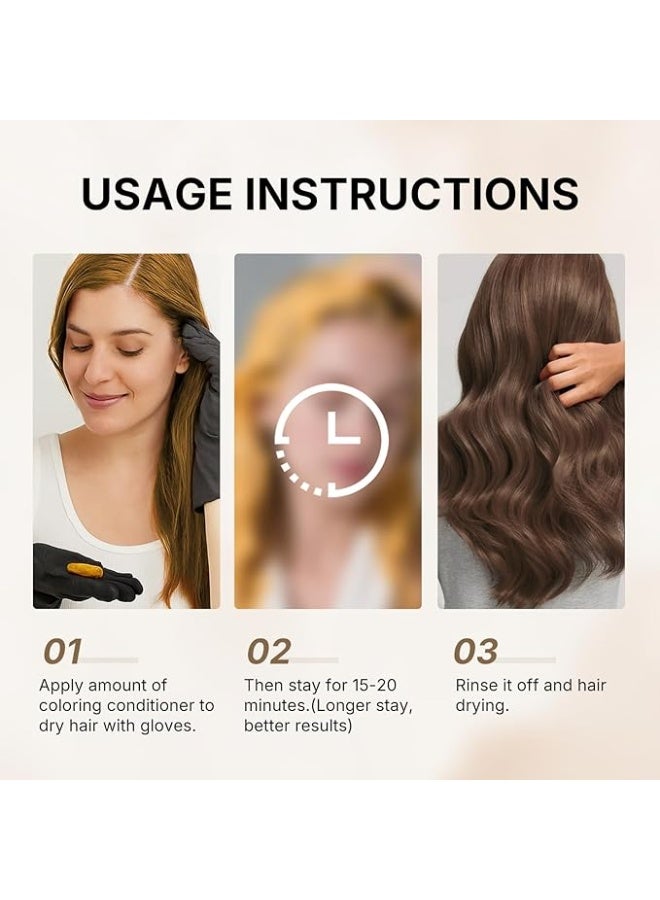 Karseell Color Depositing Brown Hair Mask 500 ml - Image 3