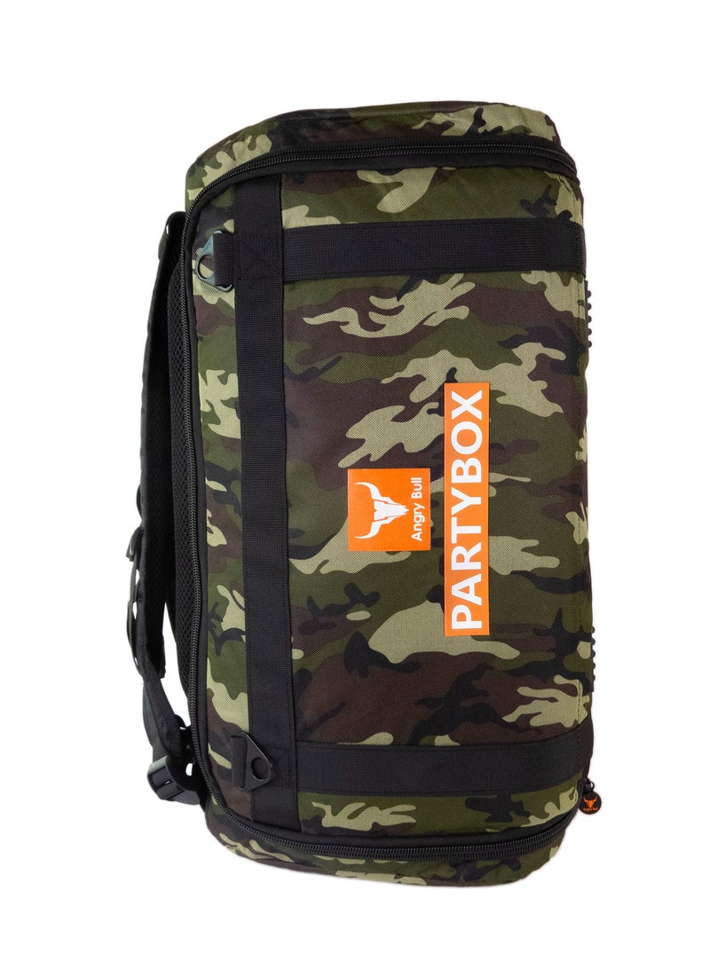 Angry Bull Speaker Bag Carrying Case Backpack Compatible with JBL Partybox 110 Backpack bag ARMY - A  - Image 1