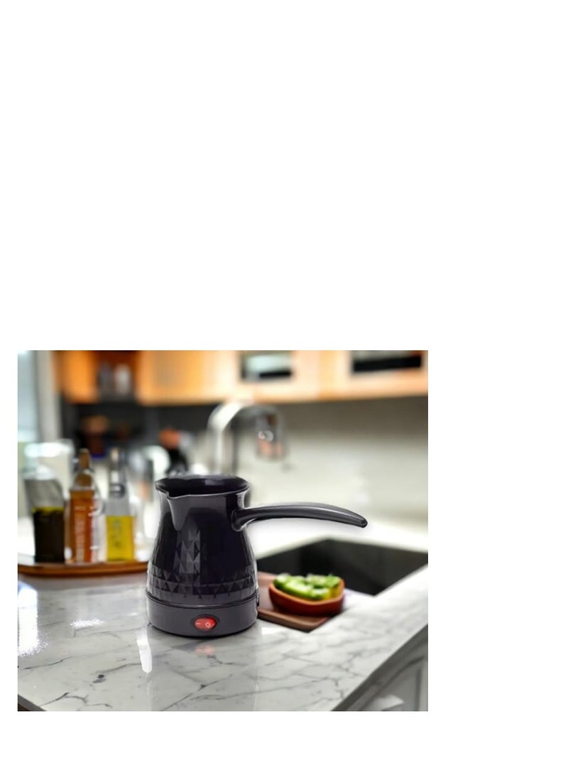 Flamingo Turkish Coffee Pot, 350 Watt, 0.5 Liter (Black) - Image 2