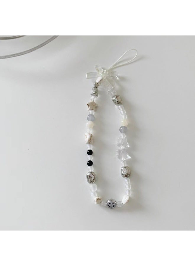 NIBEMINENT Phone Charm/ Chain Strap for Women Girls, Cute Cartoon Cell Phone Case Lanyard Wrist Strap