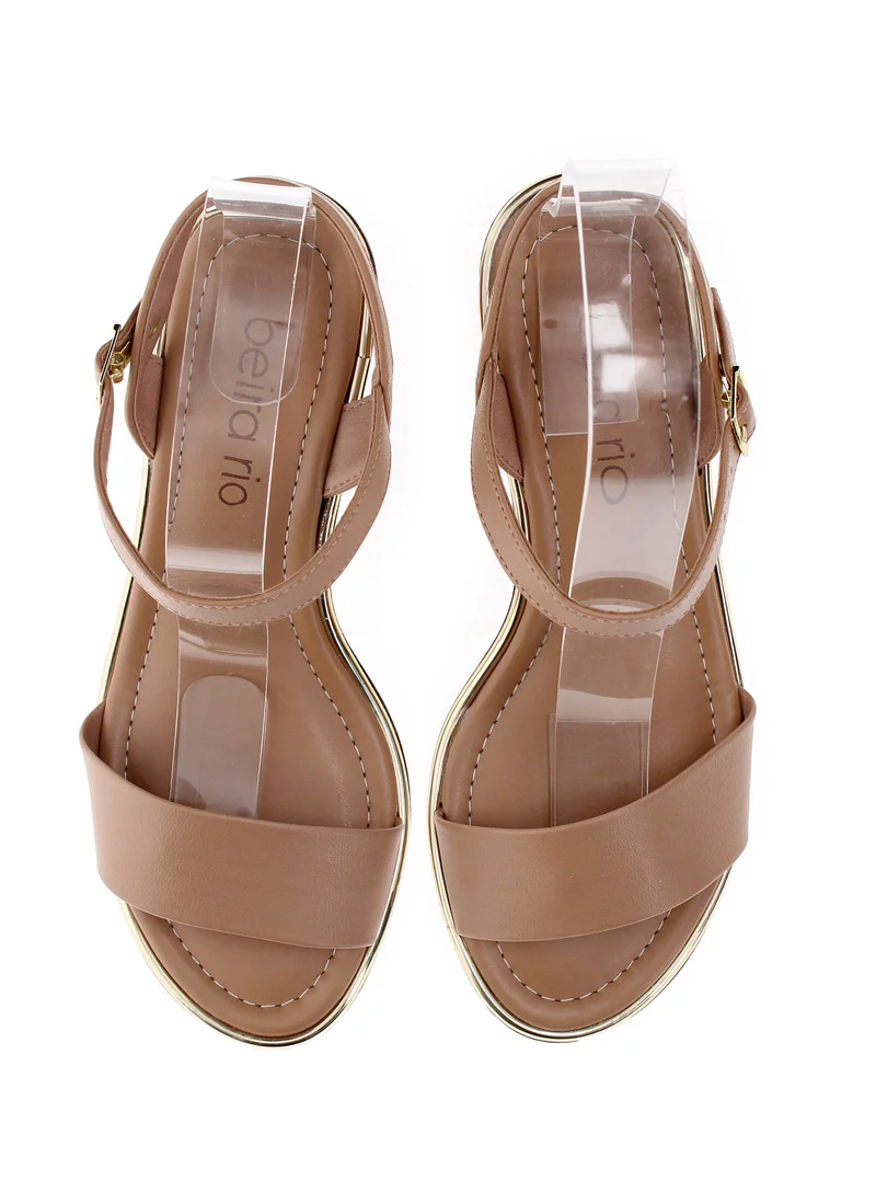 Beira Rio Mid Heel Sandals for Women – Stylish & Comfortable Footwear for Any Occasion