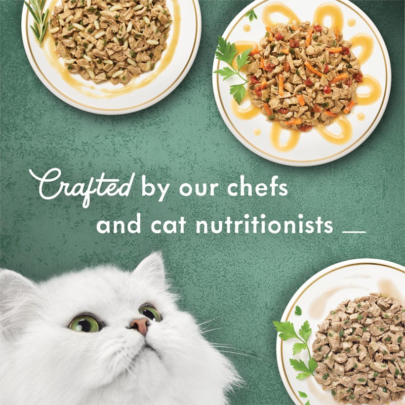 Fancy Feast Purina Fancy Feast Wet Cat Food Variety Pack, Medleys White Meat Chicken in Sauce Collection - (Pack of 12) 3 oz. Cans - Image 4