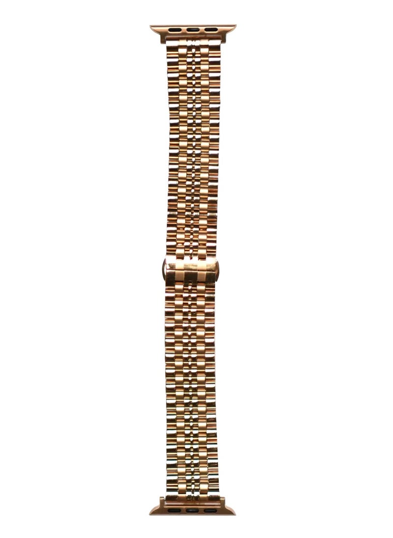 ديفيا Stainless Steel Link Watch Band 38/40mm - Rose Gold  - Image 1
