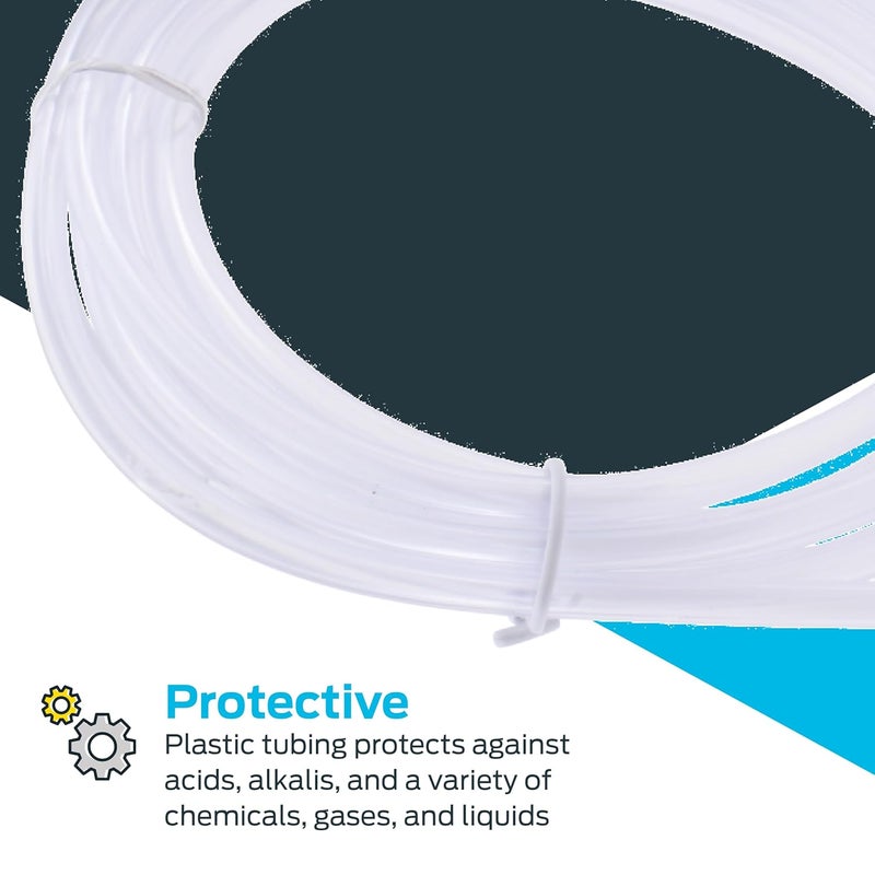 EZFLO 0.17 Inch ID (1/4 Inch OD) PVC Clear Vinyl Tubing, 10 Foot Length, 98615 (Pack of 4) - Image 4