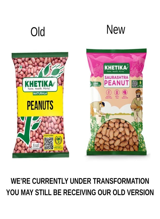 Khetika Peanuts 1Kg | Ground Nut Raw, Groundnut, Raw Peanuts, Moongfali, Unpolished, Rich in Protien & Fiber, Naturale (Pallilu) - Image 2
