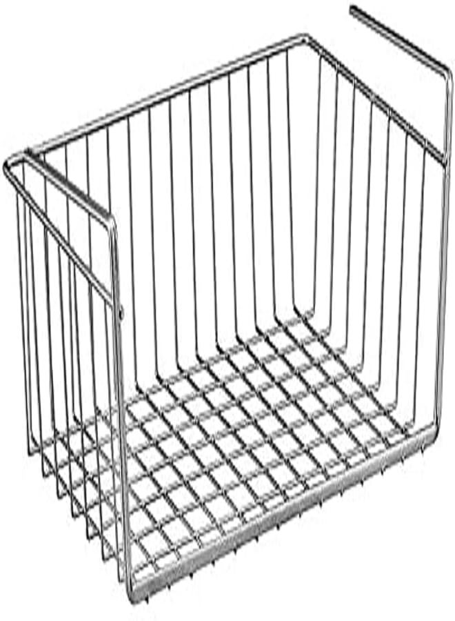 Spaceshoop Other Under Cabinet Modern Silver Metal Pull-Out Shelf Storage Basket for Kitchen and Bathroom Supplies