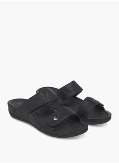 Le Confort Women's Velcro Strap Detail Slip-On Sandals  - Image 1