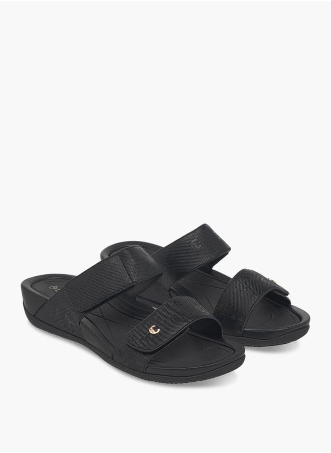 Le Confort Women's Velcro Strap Detail Slip-On Sandals  - Image 1