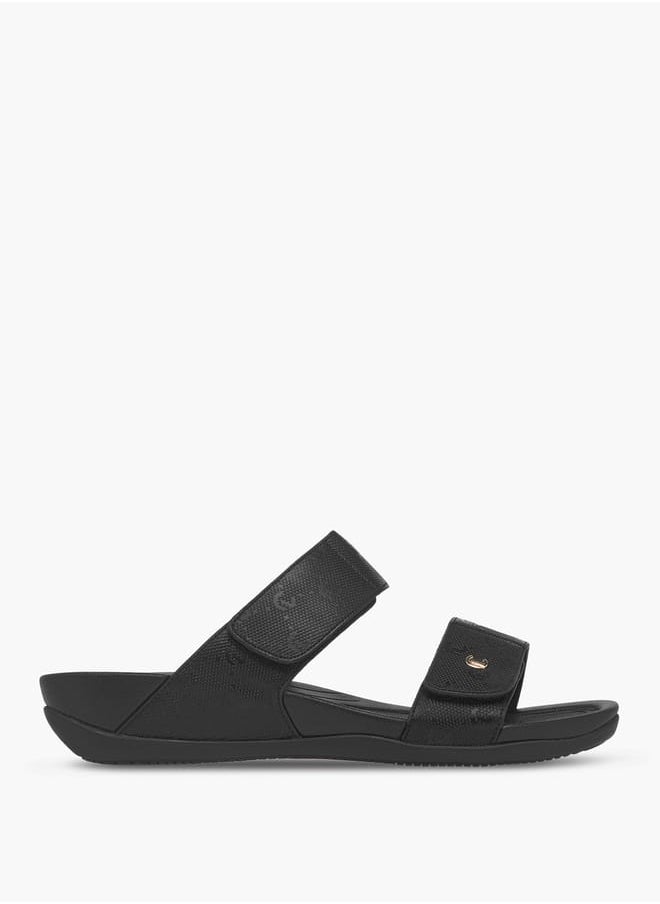 Le Confort Women's Velcro Strap Detail Slip-On Sandals  - Image 3