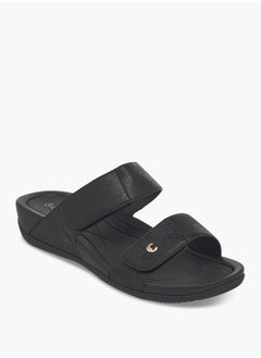 Le Confort Women's Velcro Strap Detail Slip-On Sandals  - Image 2