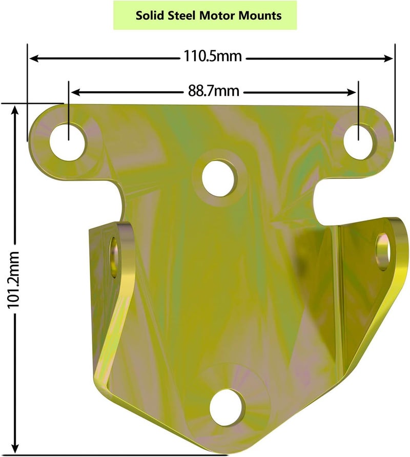 Moker SBC/BBC Frame and Motor Mount Kit for Small and Big Block Chevy V8 Engines - Image 2