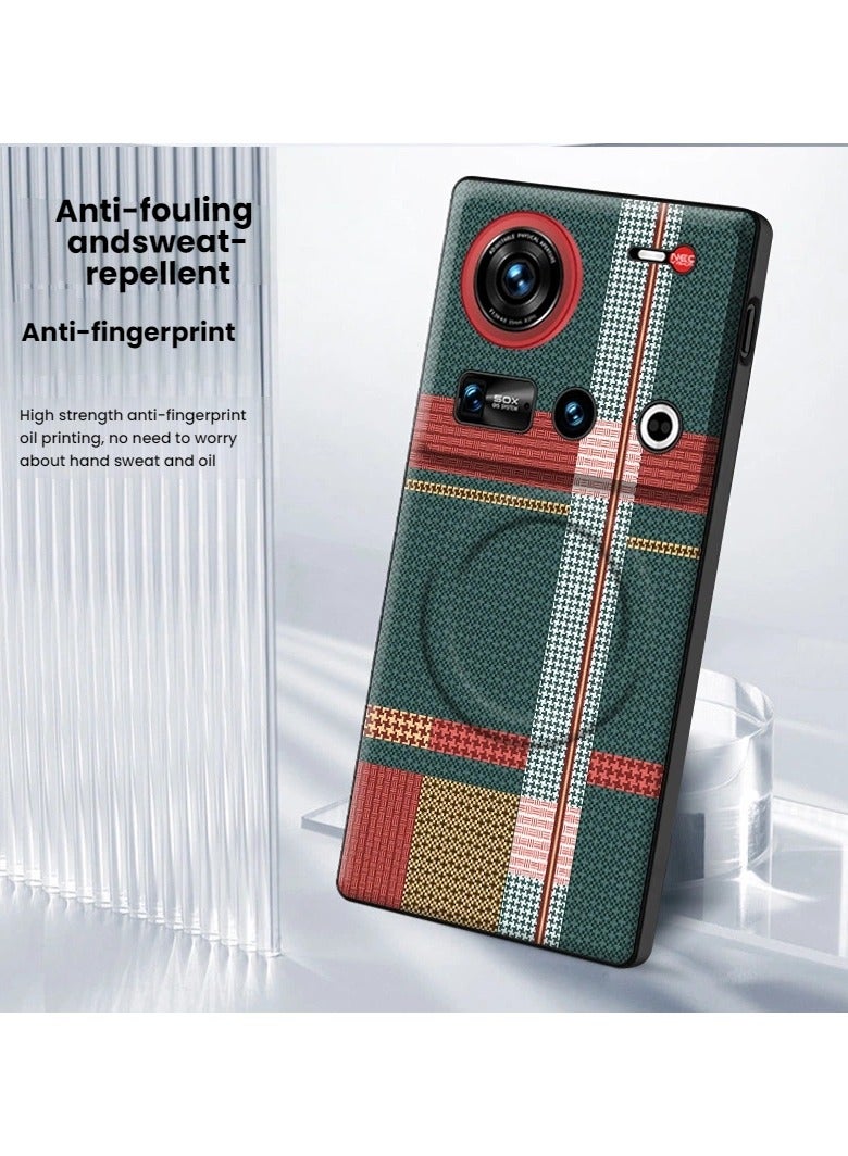 general Suitable for Nubia Z70S Ultra, strong magnetic suction + four corners of the airbag + lens height protection, light luxury texture and hardcore protection at the same time. - Image 3