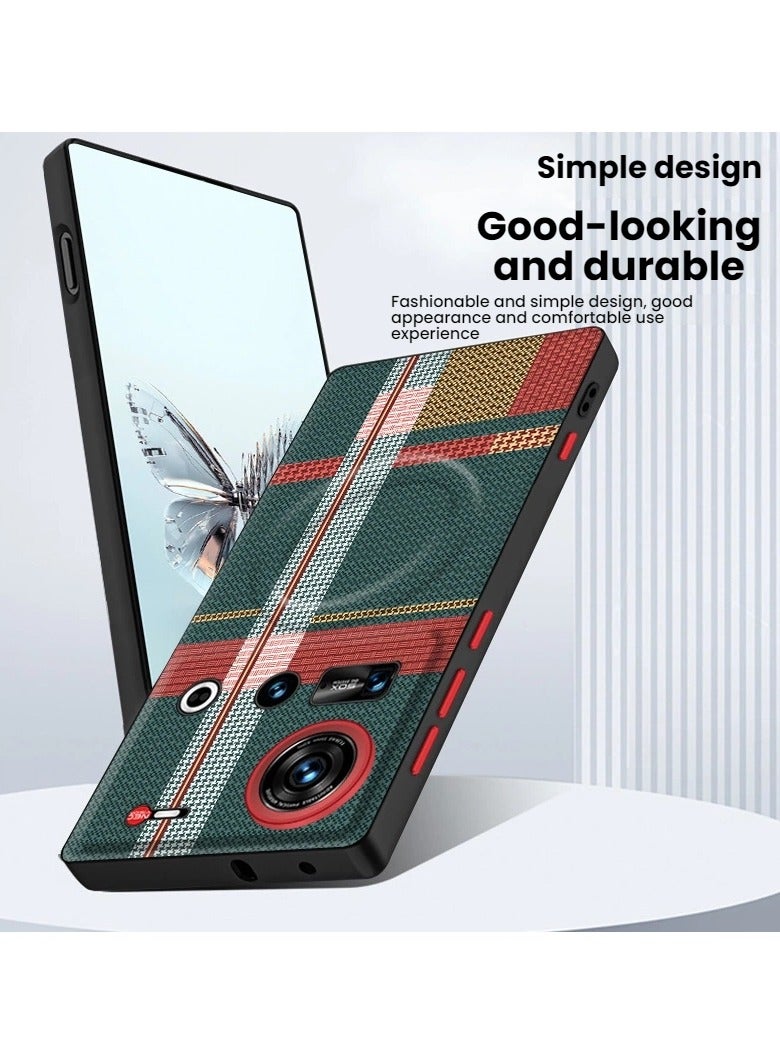 general Suitable for Nubia Z70S Ultra, strong magnetic suction + four corners of the airbag + lens height protection, light luxury texture and hardcore protection at the same time. - Image 4