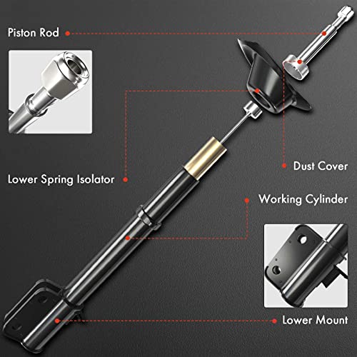 A-Premium Front Strut Assembly Compatible with Honda Pilot 2009-2015, Driver and Passenger Side 2-PC Set - Image 2