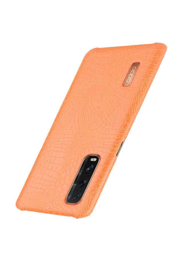 اس-توب جراب لهاتف Oppo Find X2 Pro مقاوم للصدمات مصنوع من جلد التمساح PC + PU - Image 3