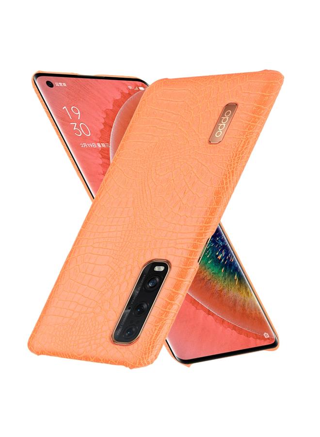 اس-توب جراب لهاتف Oppo Find X2 Pro مقاوم للصدمات مصنوع من جلد التمساح PC + PU - Image 2
