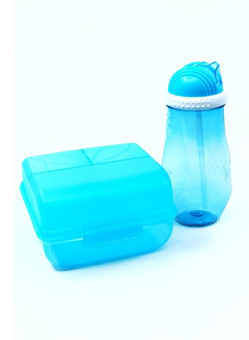 QLUX IDEAS Lunch Box & Water Bottle Set for Boys - Image 1