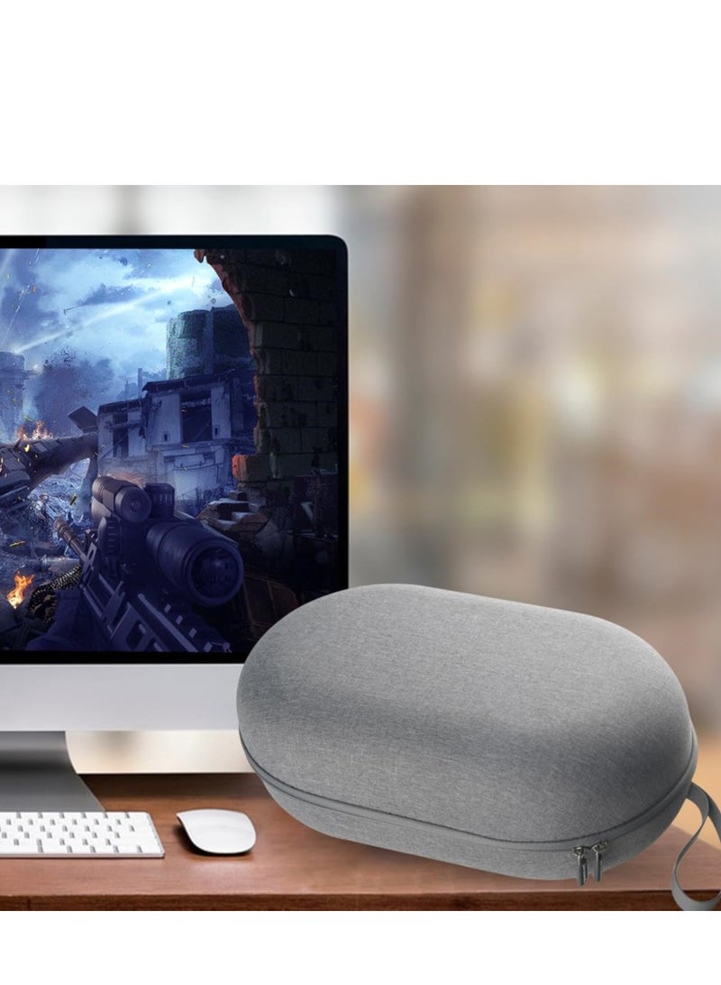 Travel Carrying Case Shockproof Portable Storage Bag Anti-Scratch Hard Storage Box with Mesh Pocket for Meta Ques 3 Headset Controller  - Image 4