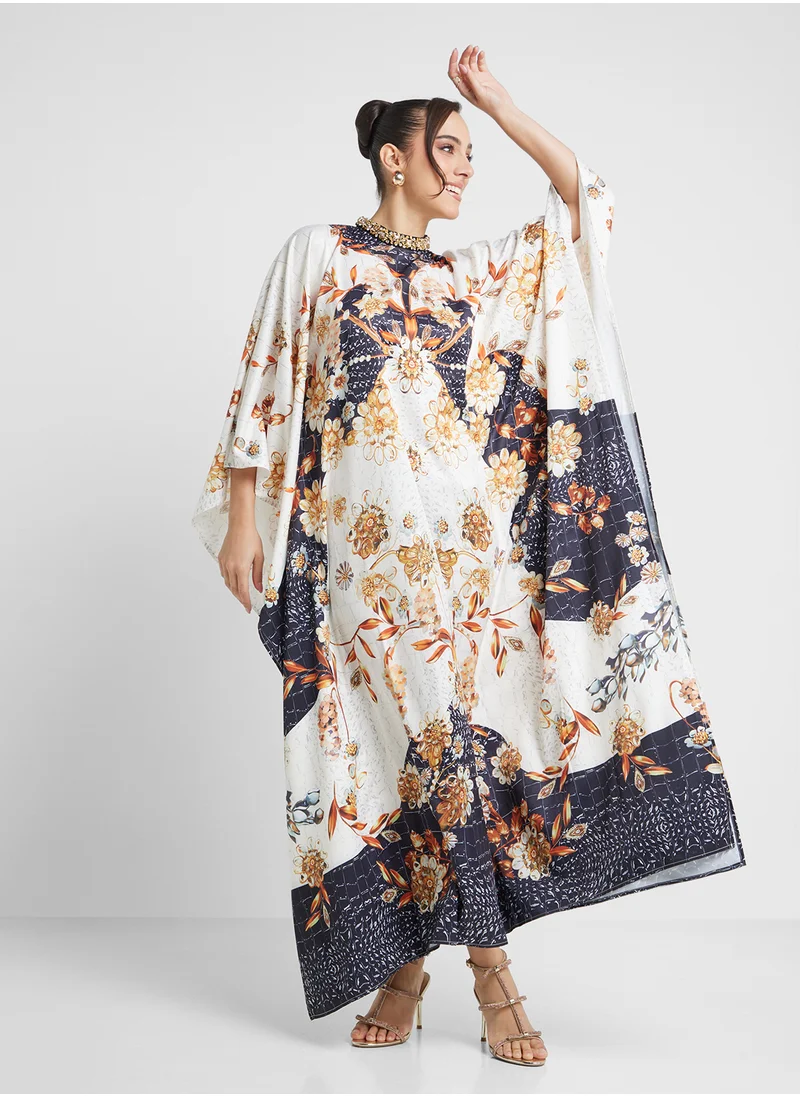 Khizana Printed Kaftan