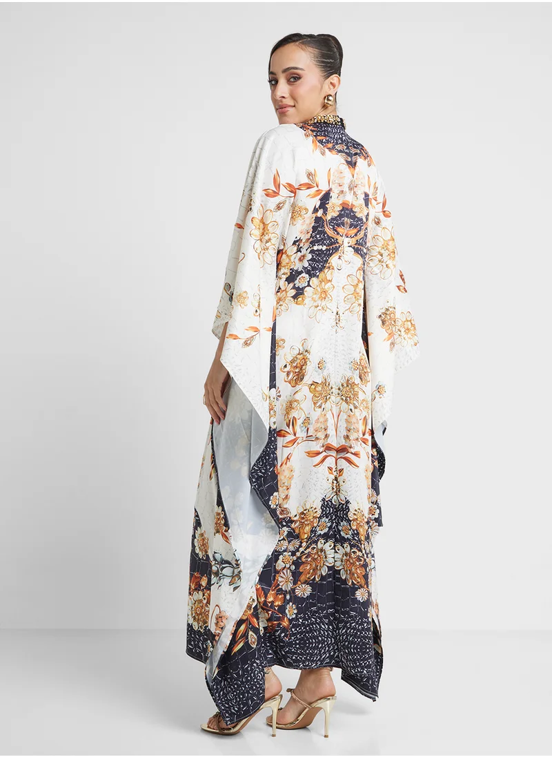 Khizana Printed Kaftan