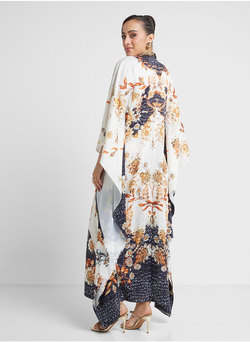 Khizana Printed Kaftan  - Image 2