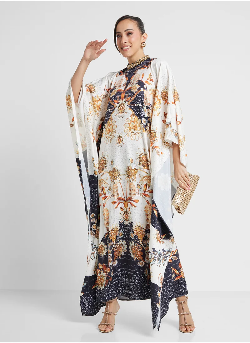 خزانة Printed Kaftan