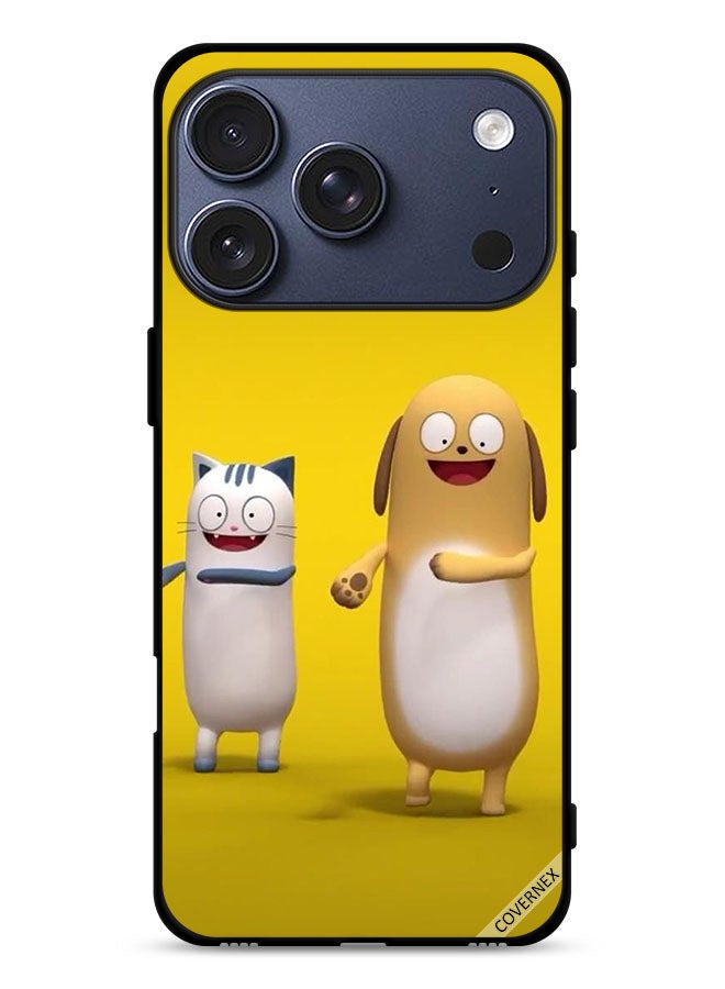 Covernex Apple iPhone 17 Pro Protective Case Cover Cat Dog Story - Image 1