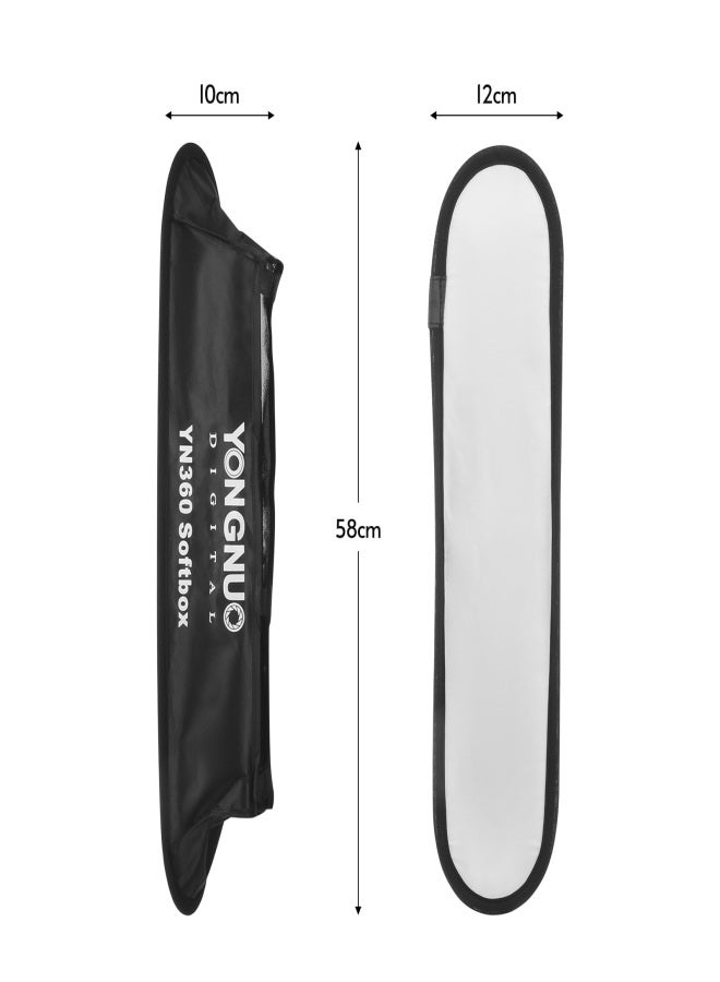 YONGNUO LED Video Light Stick Softbox with Diffuser Cloth Honeycomb Grid for YONGNUO YN360/ YN360S/ YN360III/ YN360III PRO - Image 2