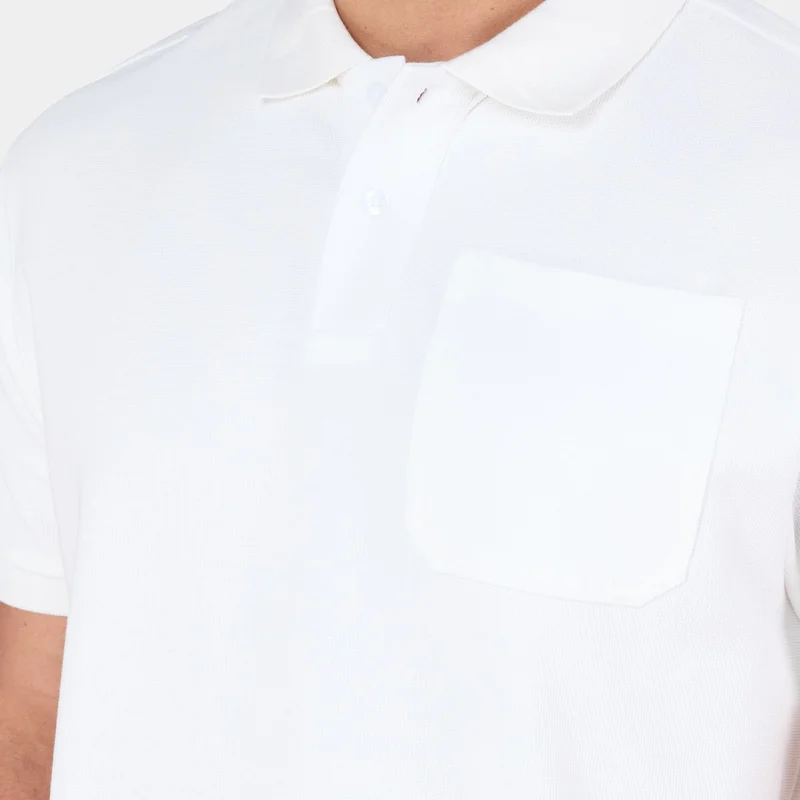 Sun And Sand Sports White Men's Waffle Polo Shirt for Men | Best Price UAE