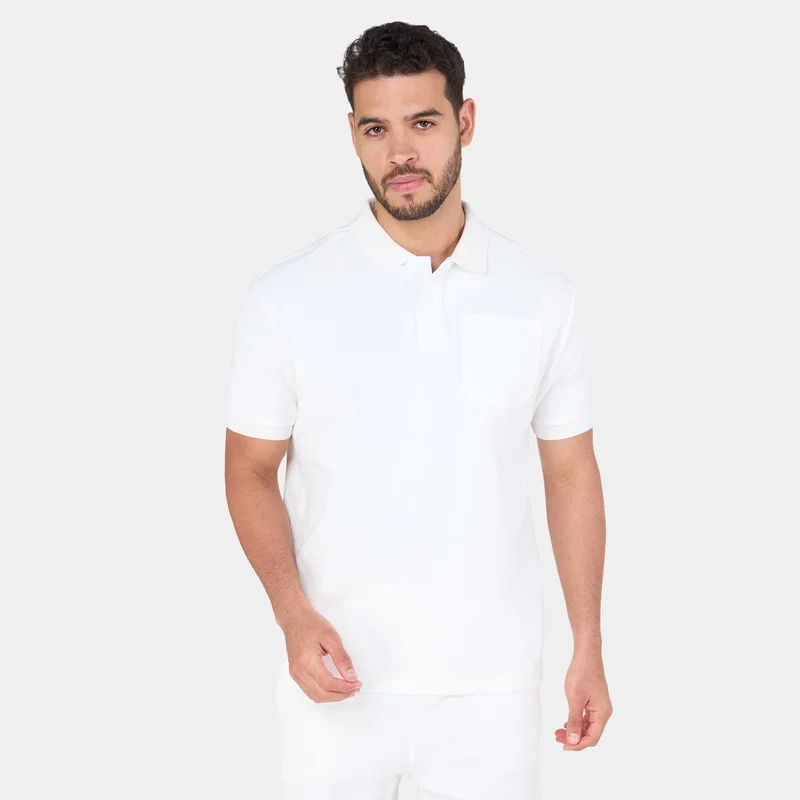 Men's Waffle Polo Shirt